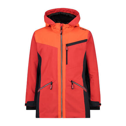 CMP Mädchen Skijacke Kid G Long Jacket Fix Hood 34W4855