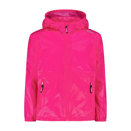 CMP Mädchen Regenjacke KID G JACKET RAIN FIX HOOD 35X7375