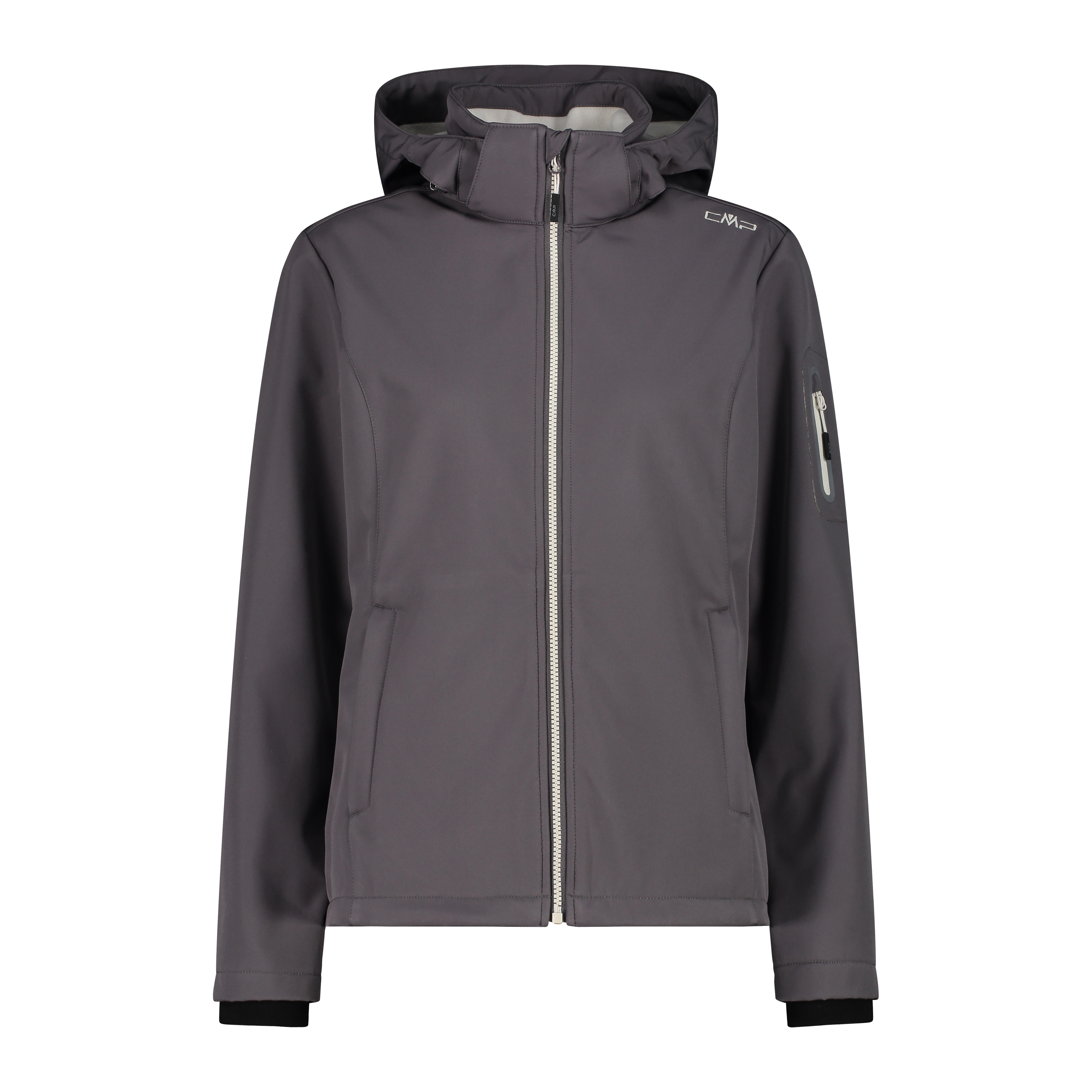 Cmp - Veste De Randonnée À Capuche Femme Cmp - Softshell - Gris - Decathlon