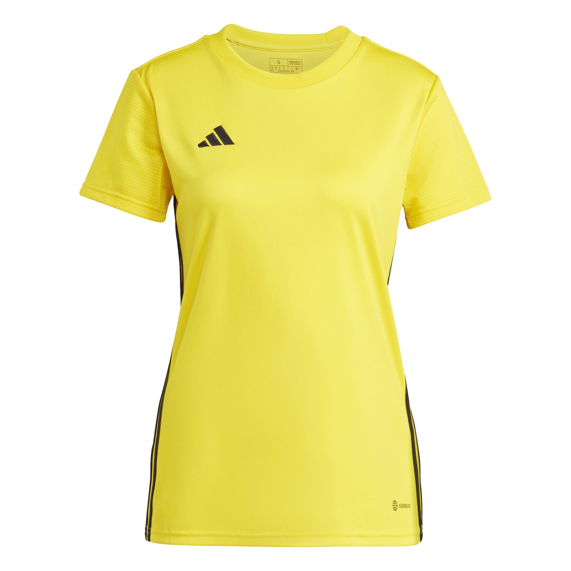 Adidas - T-shirt Adidas Femme Jaune Tabela 23 - Maillot Manches Courtes - Jaune|noir - Decathlon