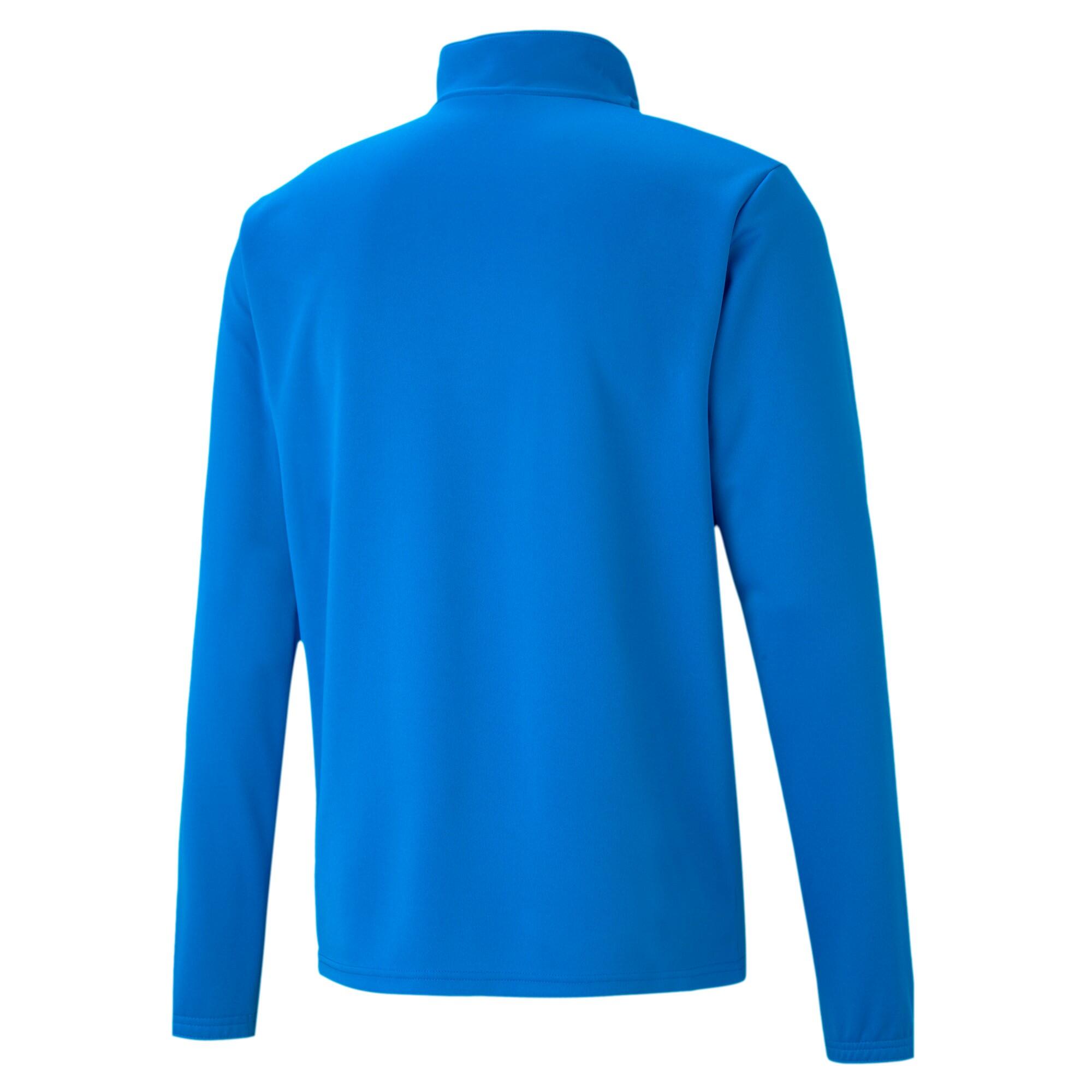 Puma Teamrise Sweatshirt 1/4 Rits Blauw Volwassenen 2/4