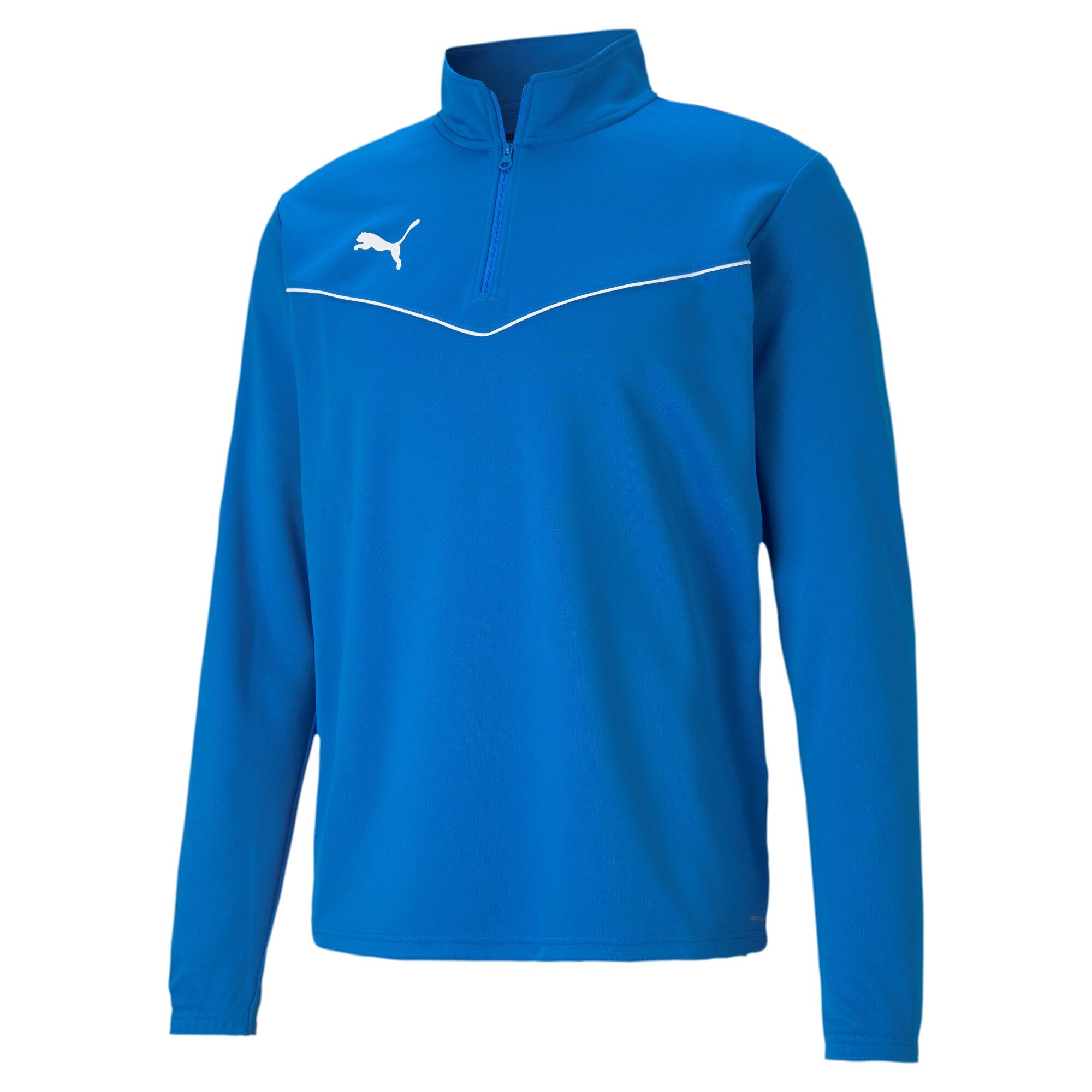 Puma - Puma Teamrise Sweatshirt 1/4 Zip Top Bleu Adulte - Sweat-shirt - Bleu|violet - S - Decathlon