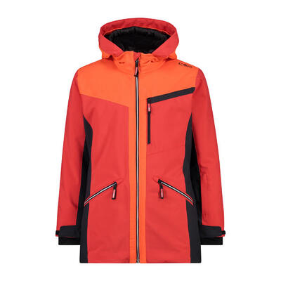 CMP Mädchen Skijacke Kid G Long Jacket Fix Hood 34W4855