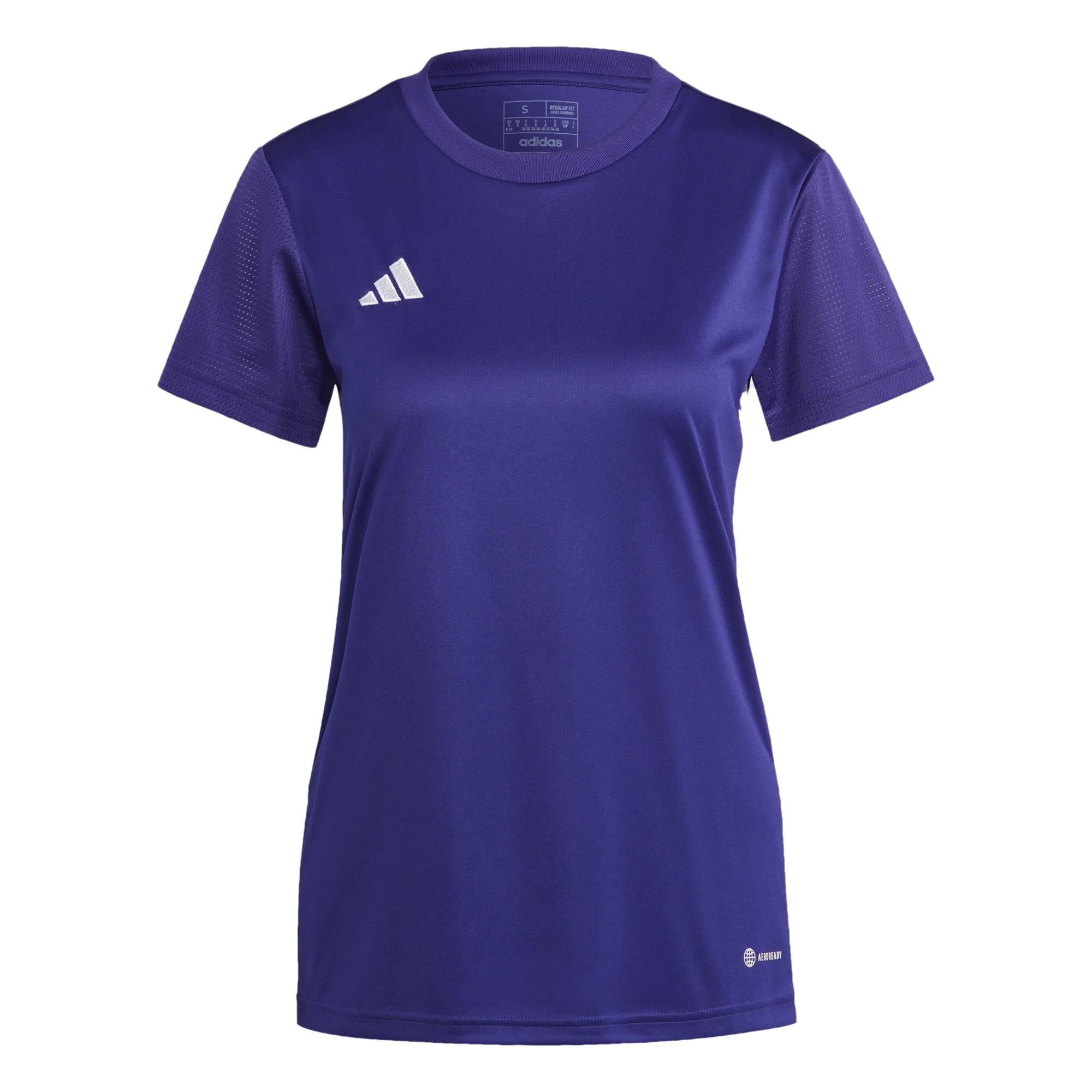 Adidas - T-shirt Adidas Violet Femme Football - Maillot Manches Courtes - Blanc|violet - Decathlon