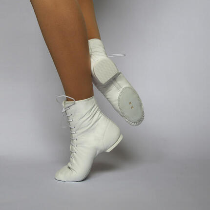 GALLA - Bottes danse jazz en cuir vachette