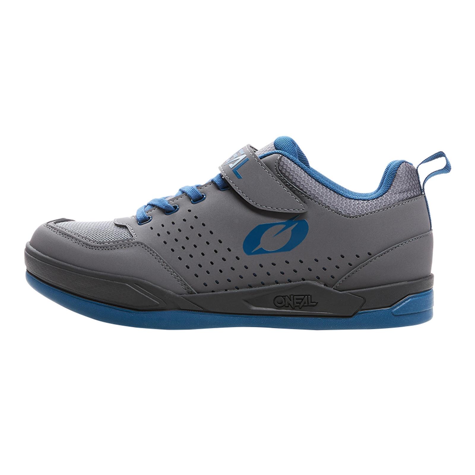 Paire de Chaussures VTT O'Neal FLOW SPD V.22 Gris/Bleu 3/4