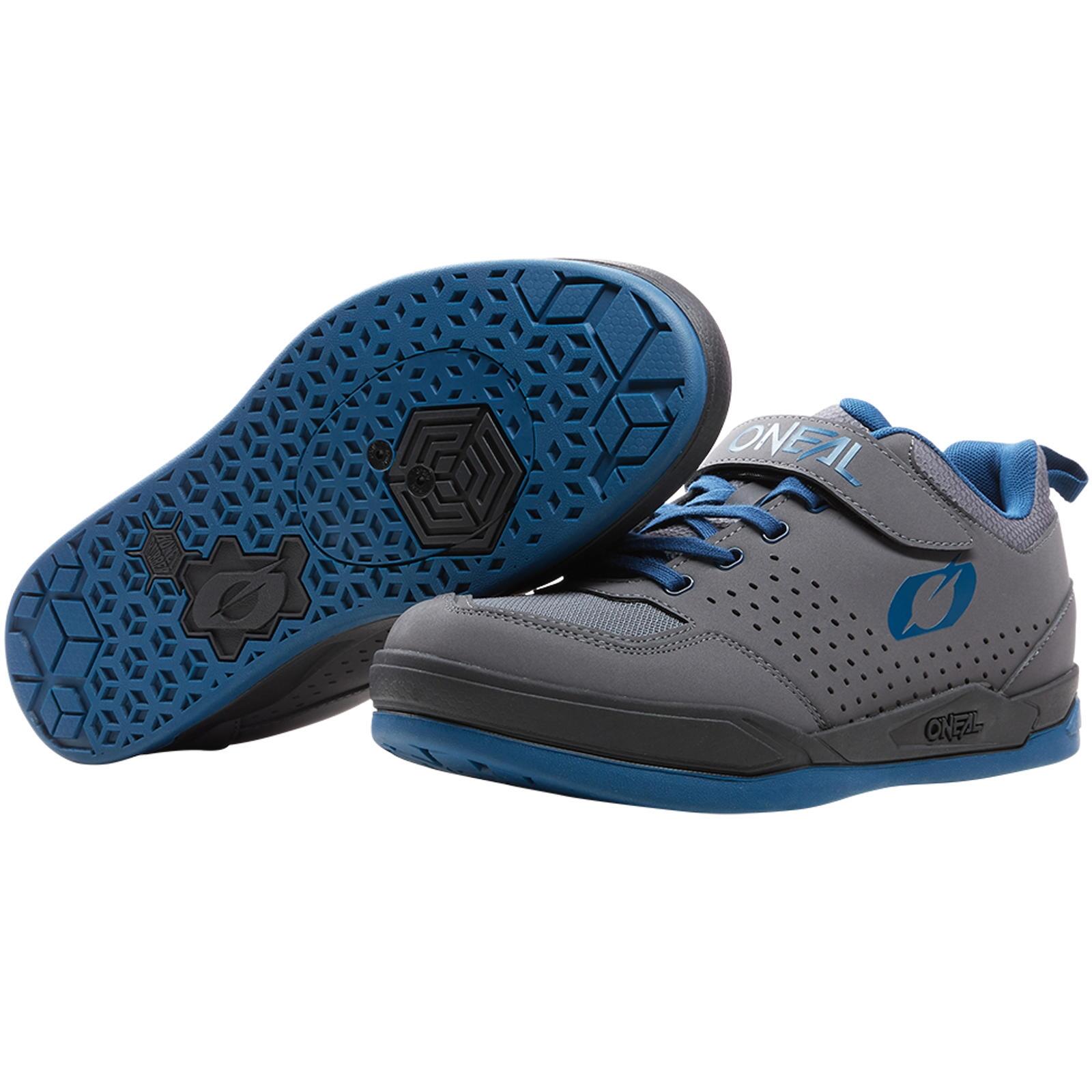 Paire de Chaussures VTT O'Neal FLOW SPD V.22 Gris/Bleu 2/4