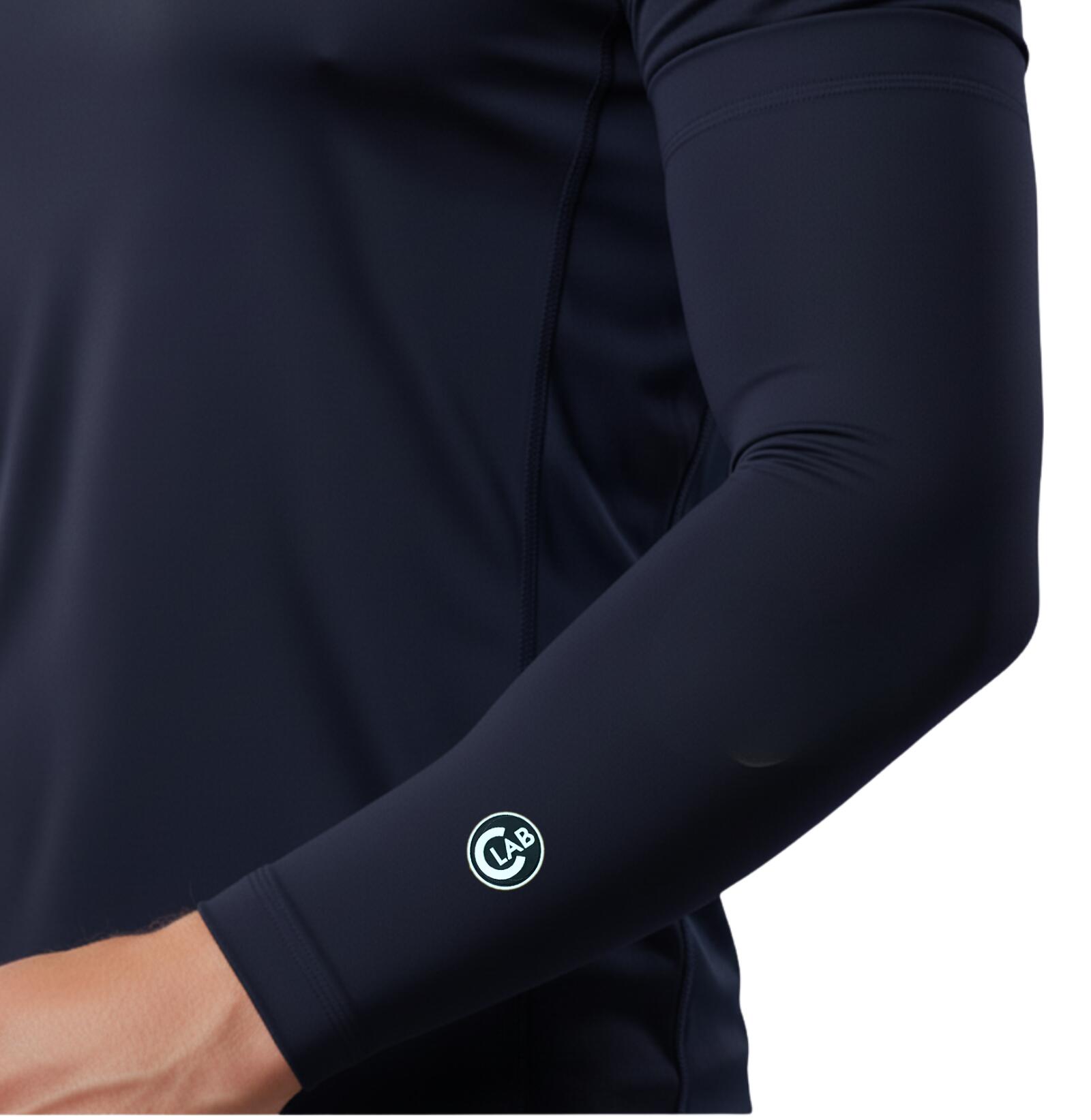 Manchettes de Cyclisme Thermiques - Bleu Marine 2/4