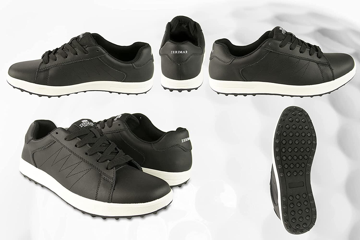 Zapatos Deportivos de Golf Zerimar de Cuero para Hombre 3/5