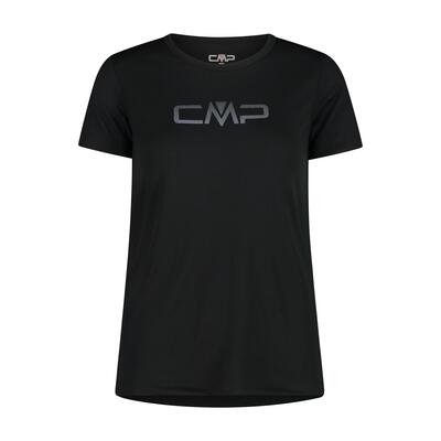 T-shirt con col rotondo e logo donna CMP