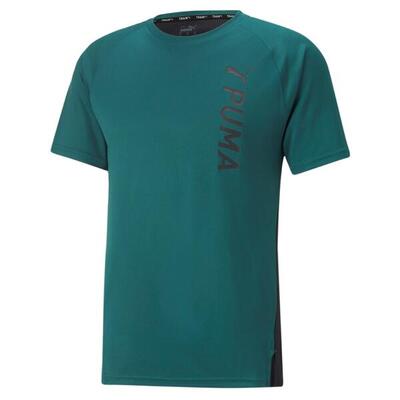 Camiseta de Manga Corta Hombre Puma Verde