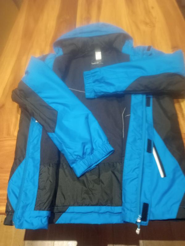 Entre Particuliers - ANORAK DE SKI BLEU ET NOIR M 2/2