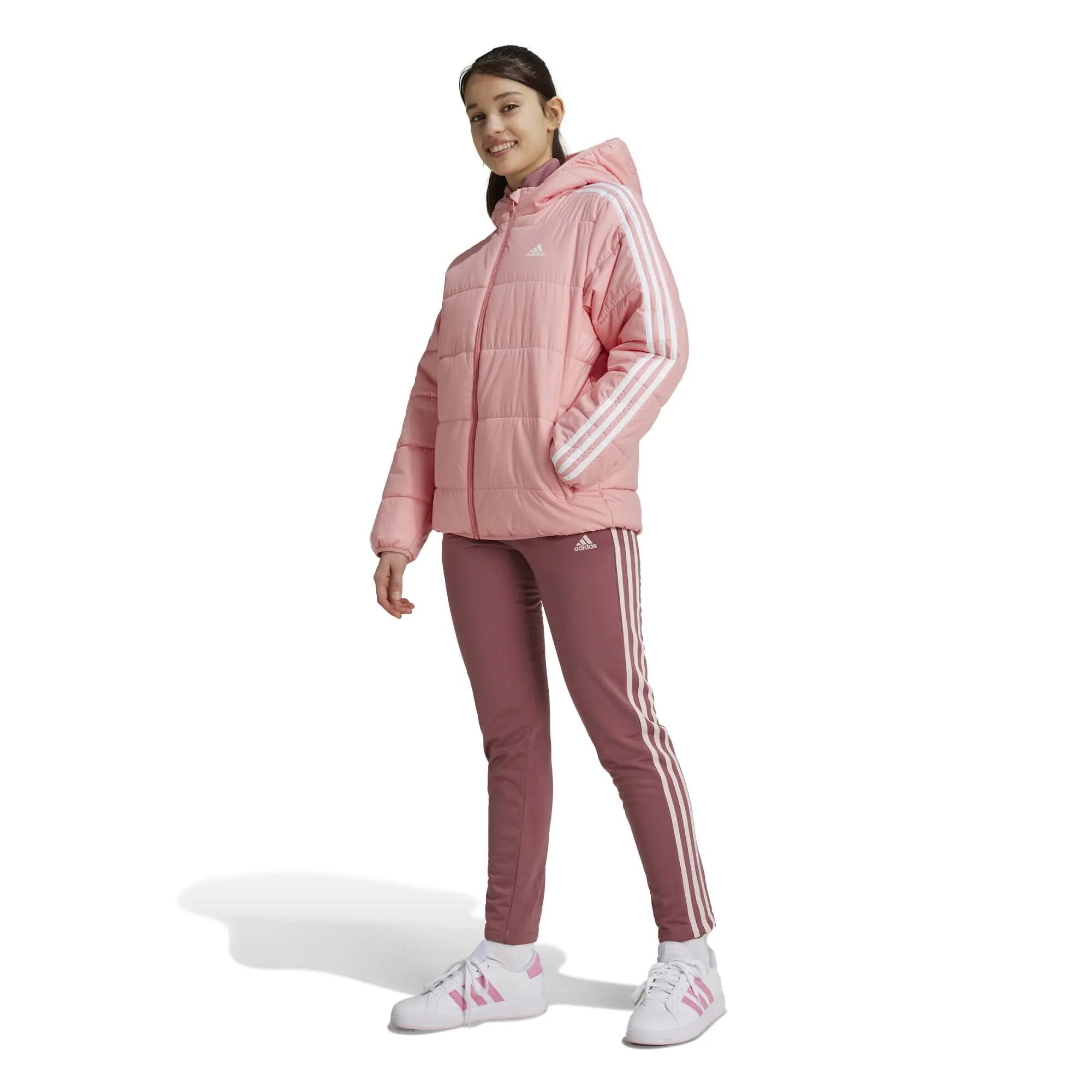 Veste Adidas Essentials 3 Stripes Pad pour unisexe enfants 2/4