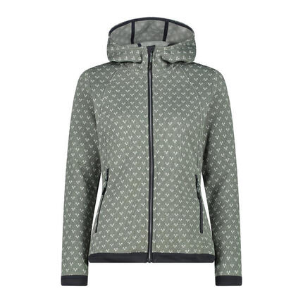 CMP Damen Fleecejacke Woman Jacket Fix Hood 34H2866
