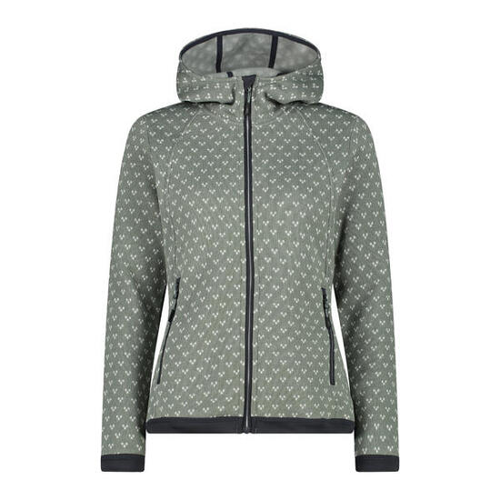CMP Damen Fleecejacke Woman Jacket Fix Hood 34H2866