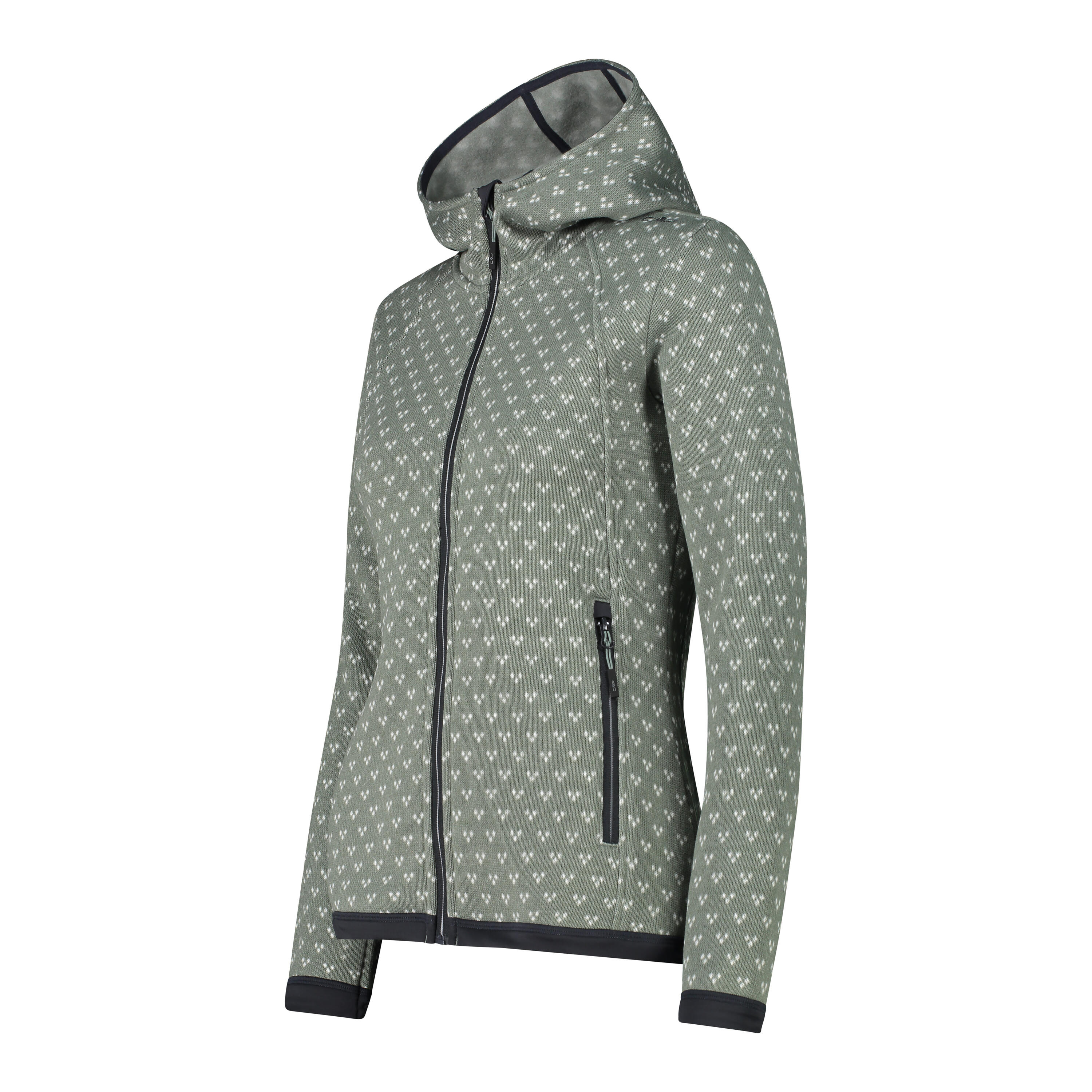 CMP Damen Fleecejacke Woman Jacket Fix Hood 34H2866 3/3