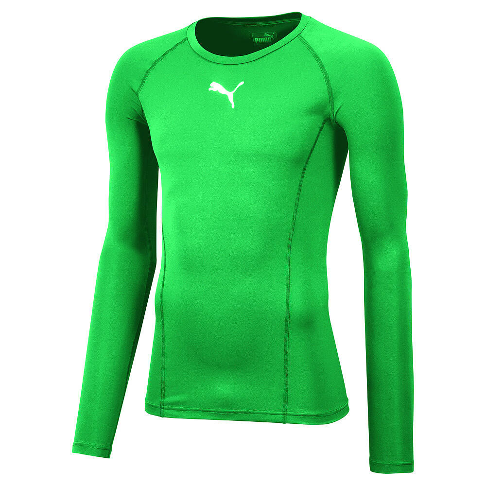 Puma - T-shirt Formation Hommes Puma Baselayer Tee Ls - T-shirt Manches Longues - Vert - 42 M/l - Decathlon