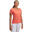 Tricou sport 1384227847 cu mânecă scurtă portocaliu damă