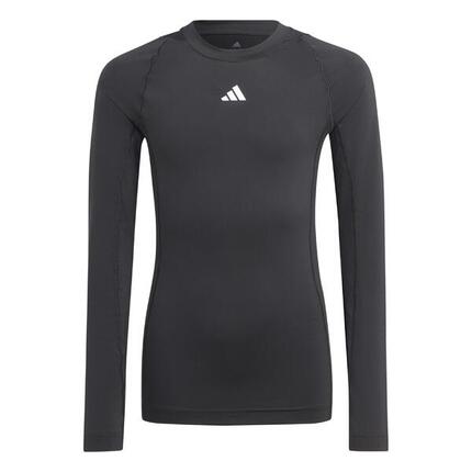 T-shirt adidas Tech Fit Jr manches longues noir enfant