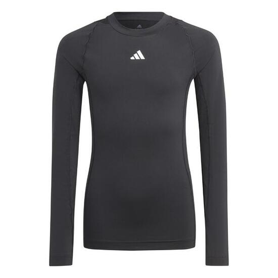 T-shirt adidas Tech Fit Jr manches longues noir enfant