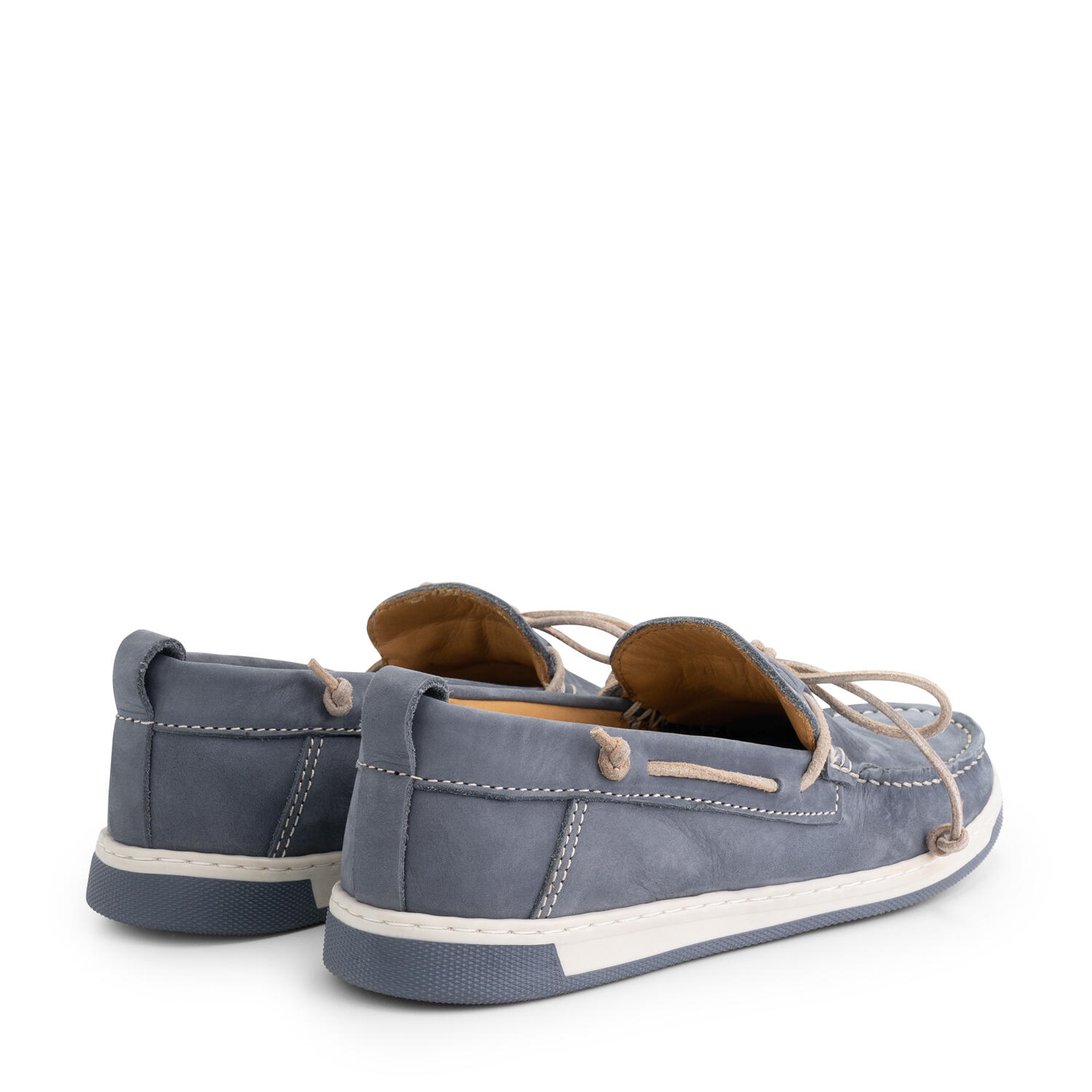 Falmouth Donna - Scarpe da barca - Nabuk - Blu 2/7