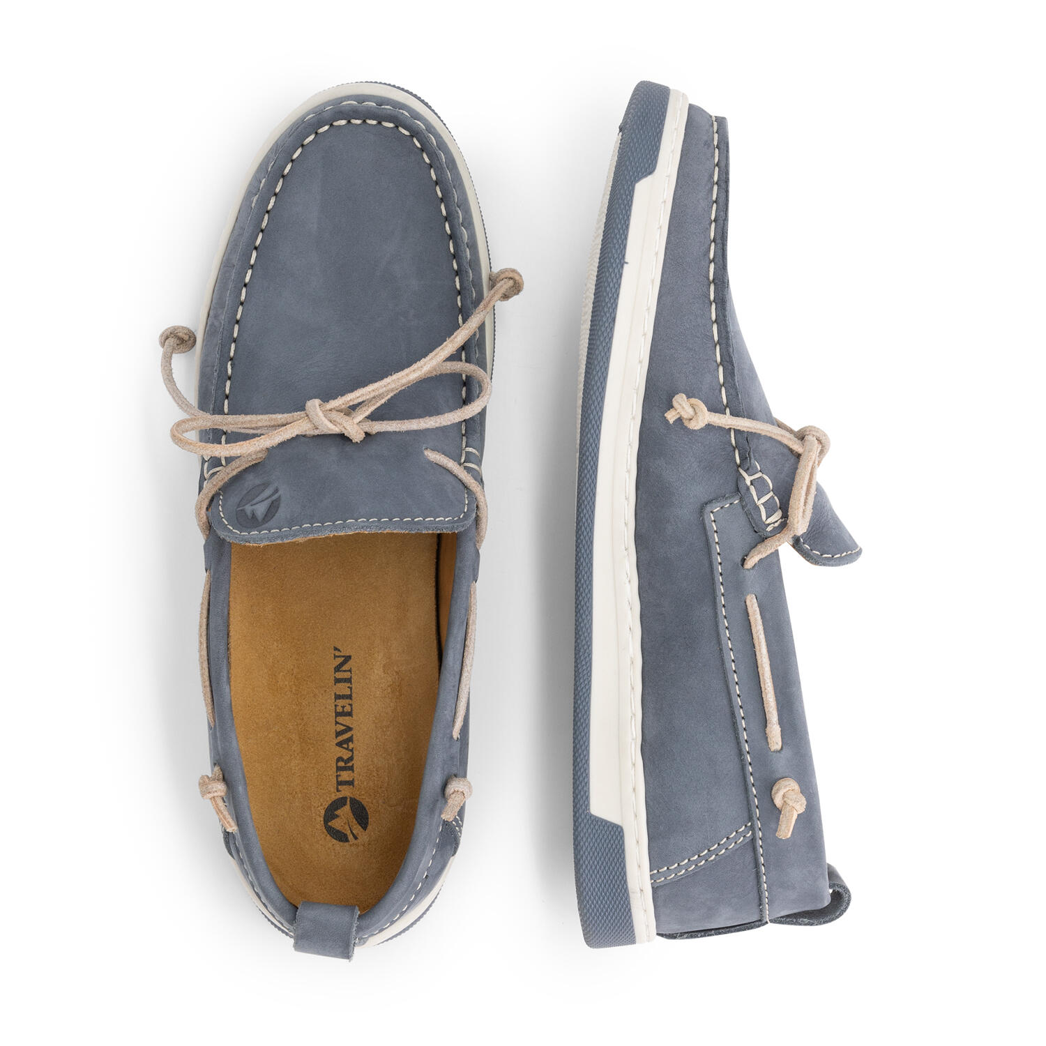 Falmouth Donna - Scarpe da barca - Nabuk - Blu 4/7