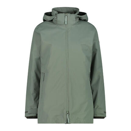 CMP Damen Parka Woman Long Jacket Zip Hood Det. Inn. Jacket 34K0086D