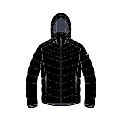CMP Herren Steppjacke Man Jacket Snaps Hood 33K1607