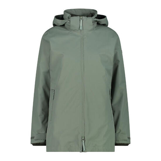 CMP Damen Parka Woman Long Jacket Zip Hood Det. Inn. Jacket 34K0086D
