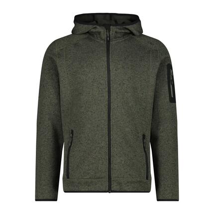 CMP Herren Fleecejacke Knitted Fix Hood Jacket 3H60847N