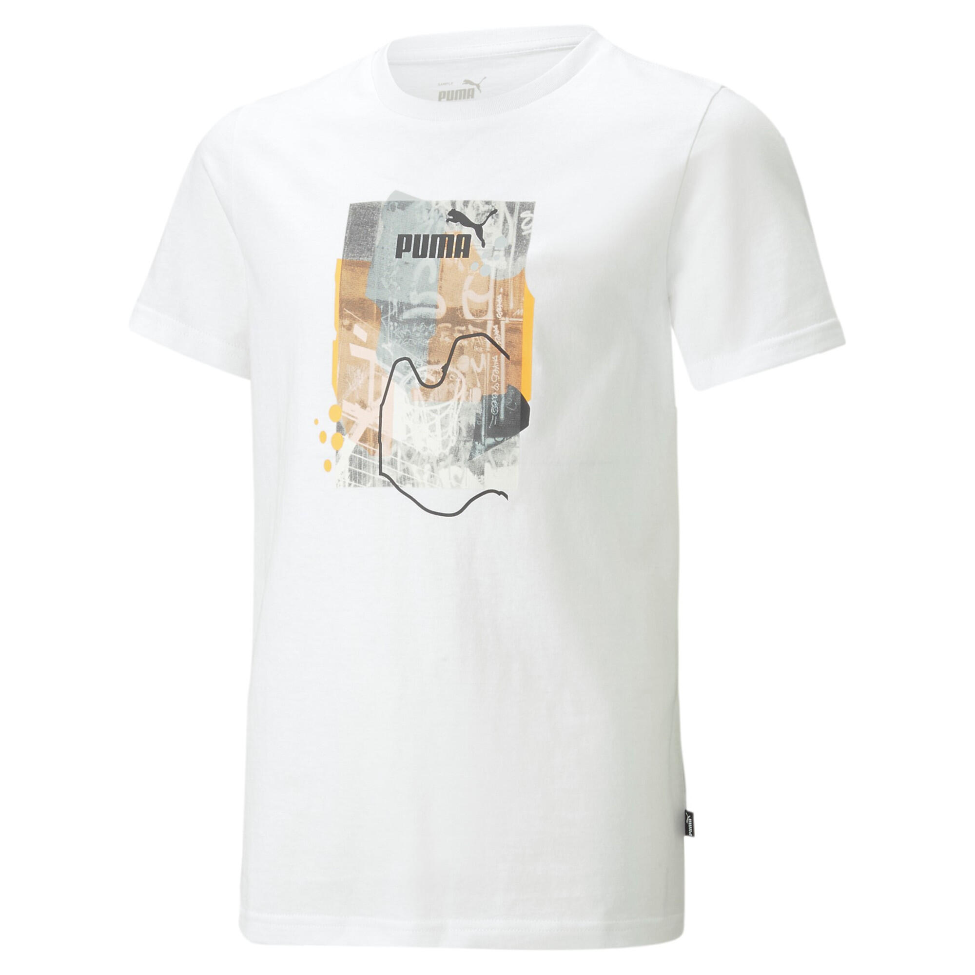 Puma Jungen T-Shirt ESS+ Street Art Graphic Tee 673276 1/4