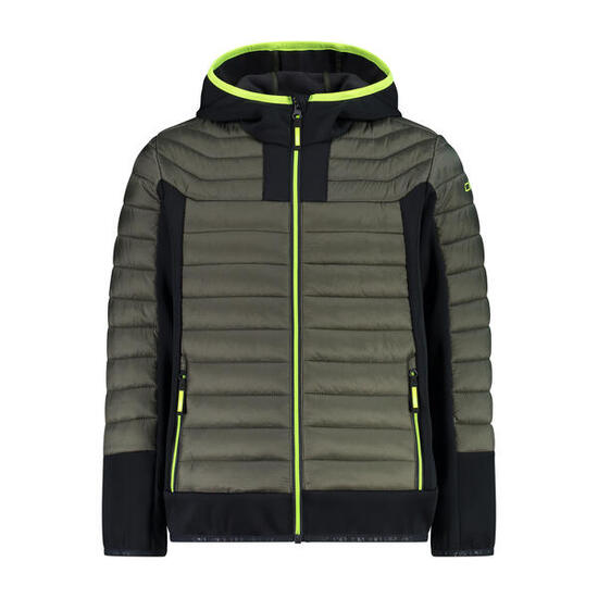 Doudoune hybride avec capuche fixe enfant CMP