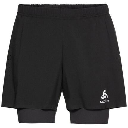 Odlo Zeroweight 5in 2-in-1 Shorts Schwarz