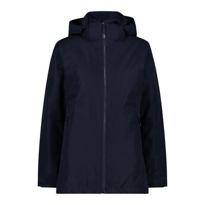 CMP Damen Parka Woman Long Jacket Zip Hood Det. Inn. Jacket 34K0086D