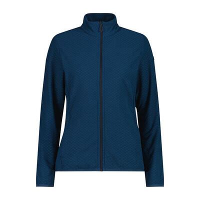 Dames fleece skijack met rits cmp