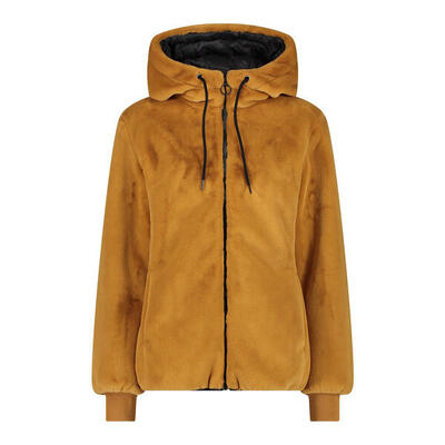 Dames fleece met capuchon cmp