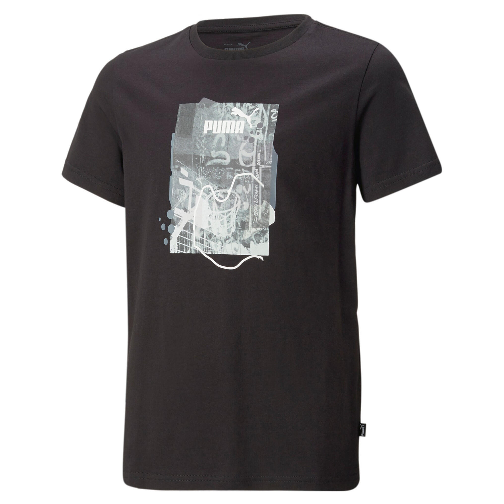 Puma Jungen T-Shirt ESS+ Street Art Graphic Tee 673276 1/6