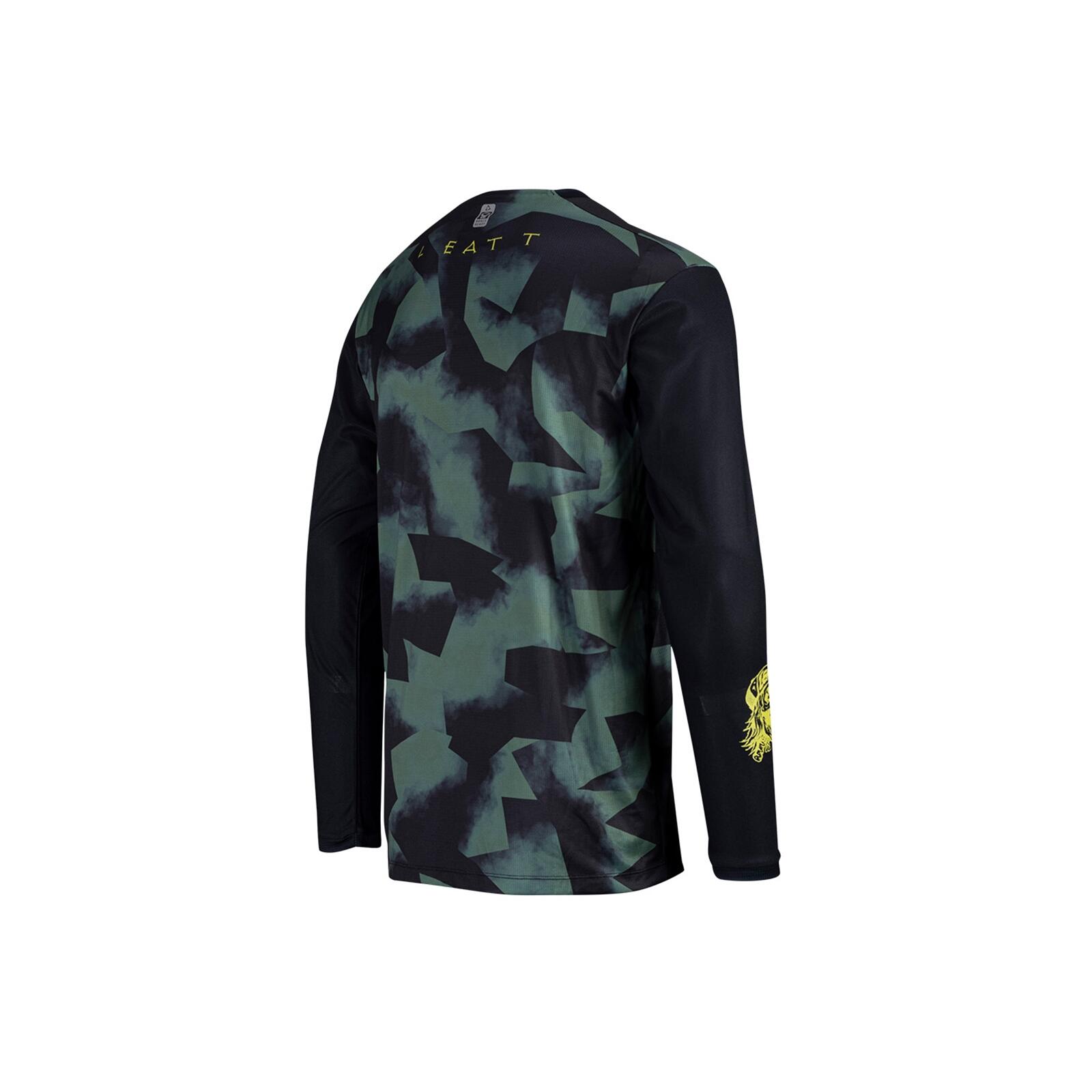 Maillot VTT Gravity 3.0 à manches longues avec une excellente coupe Vert Homme 2/6