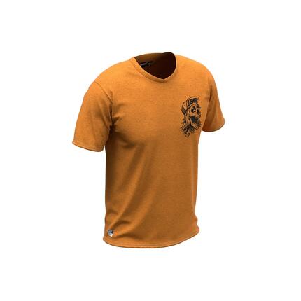 Maillot VTT AllMountain Junior 2.0 en tissu Tencel Orange