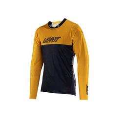 Maillot VTT Gravity 4.0 manches longues avec renfort aux coudes Jaune Homme