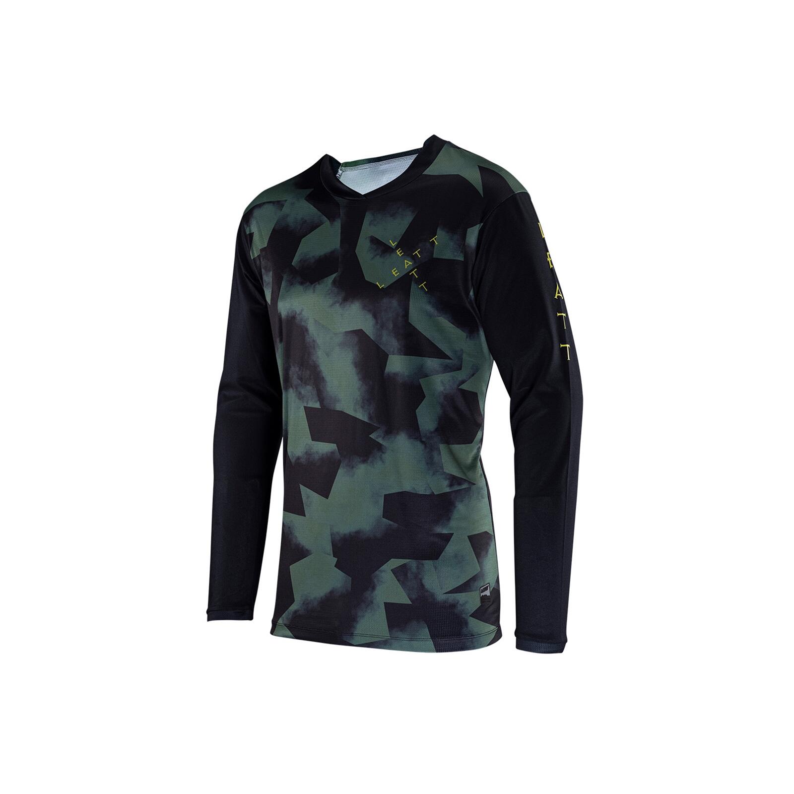 Maillot VTT Gravity 3.0 à manches longues avec une excellente coupe Vert Homme 1/6