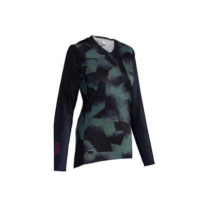 Maglia MTB Gravity da donna 4.0 elasticizzata e comfortevole Verde