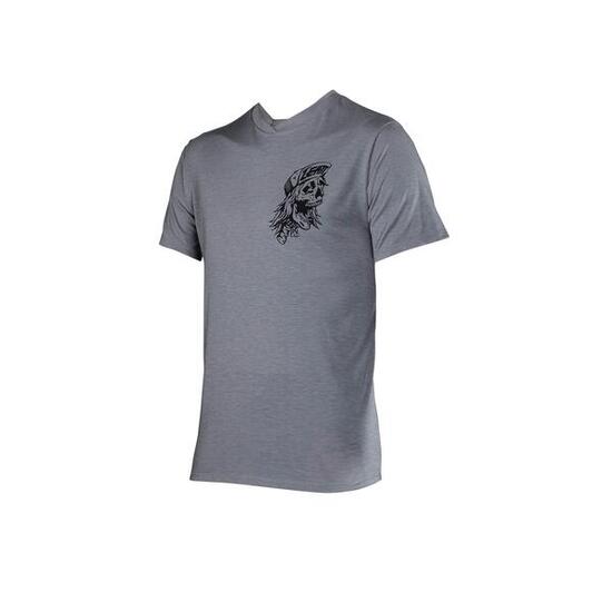 Maglia MTB Gravity 1.0 elasticizzata e in tessuto Tencel Grigio Uomo