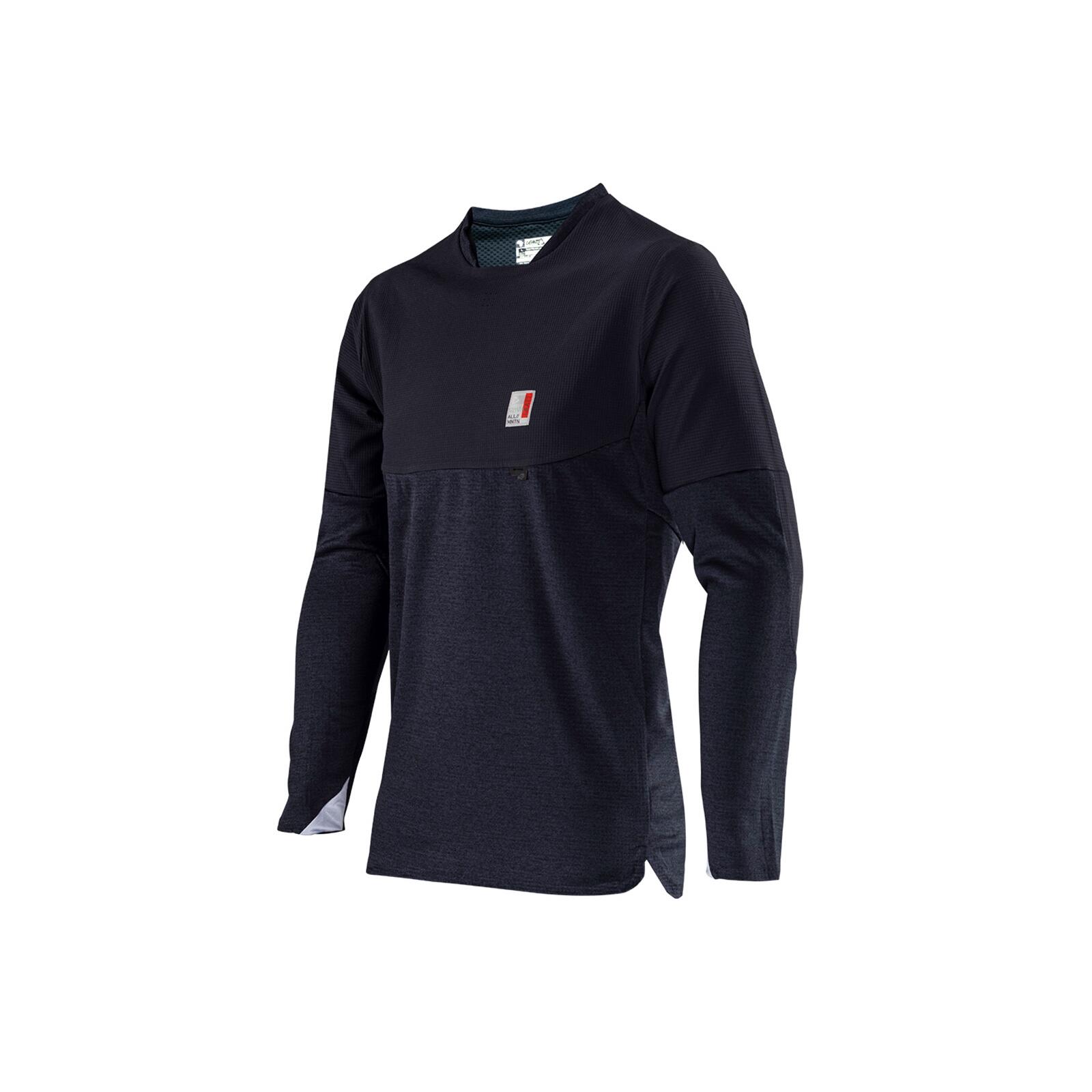 Leatt - Maillot Vtt Allmountain 5.0 Avec Coudes Renforcés Brush Guard Noir Homme - Maillot Manches Longues - Noir - Decathlon