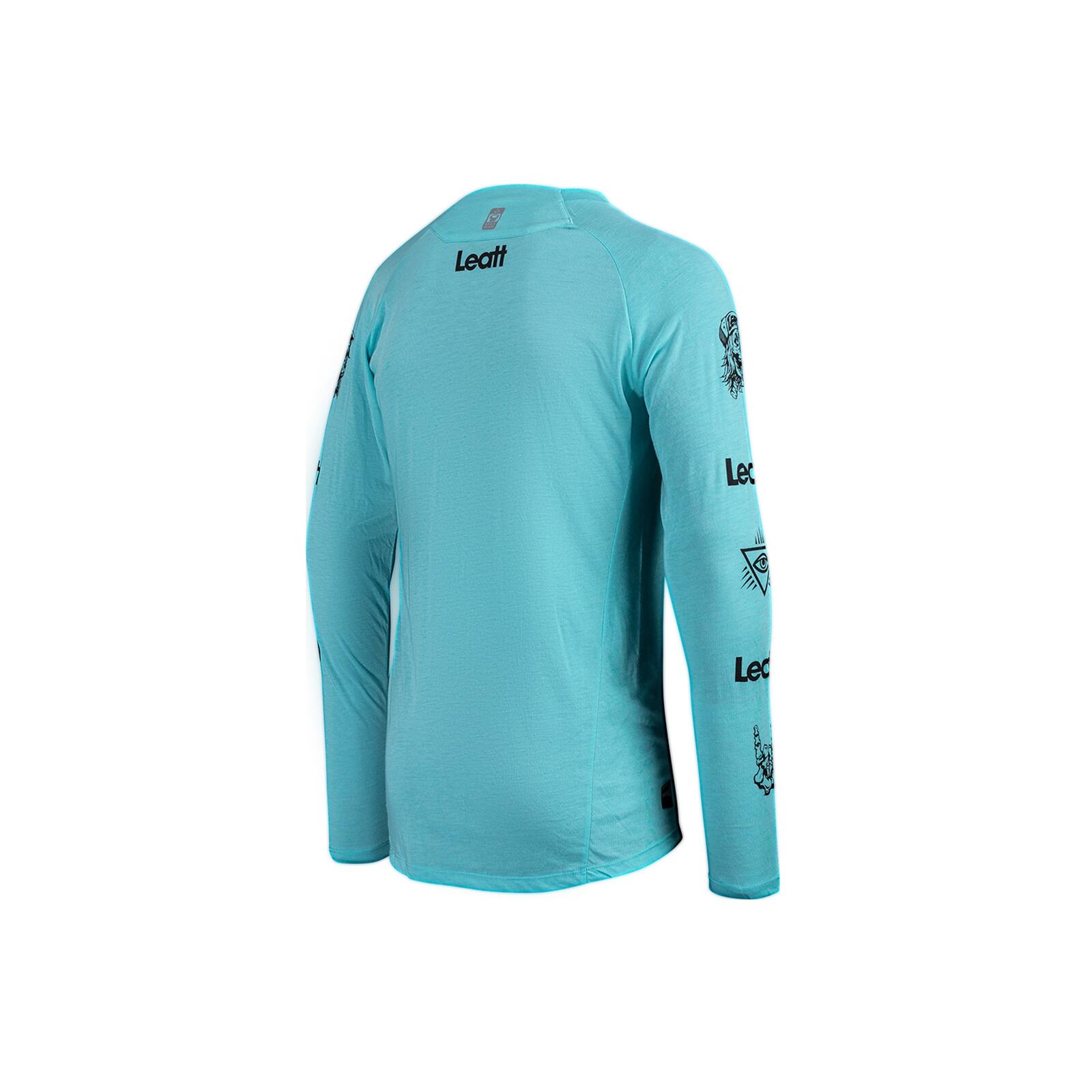 Leatt MTB Gravity 2.0 Jersey Aqua XXL 2/6
