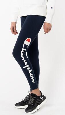 Champion Damen 7/8 Leggings Large Script Logo, XS