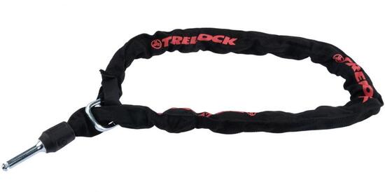 TRELOCK Einsteckkette ZR 355, 100 cm, Ø 6 mm, Vierkantglieder, Textilschlauch...