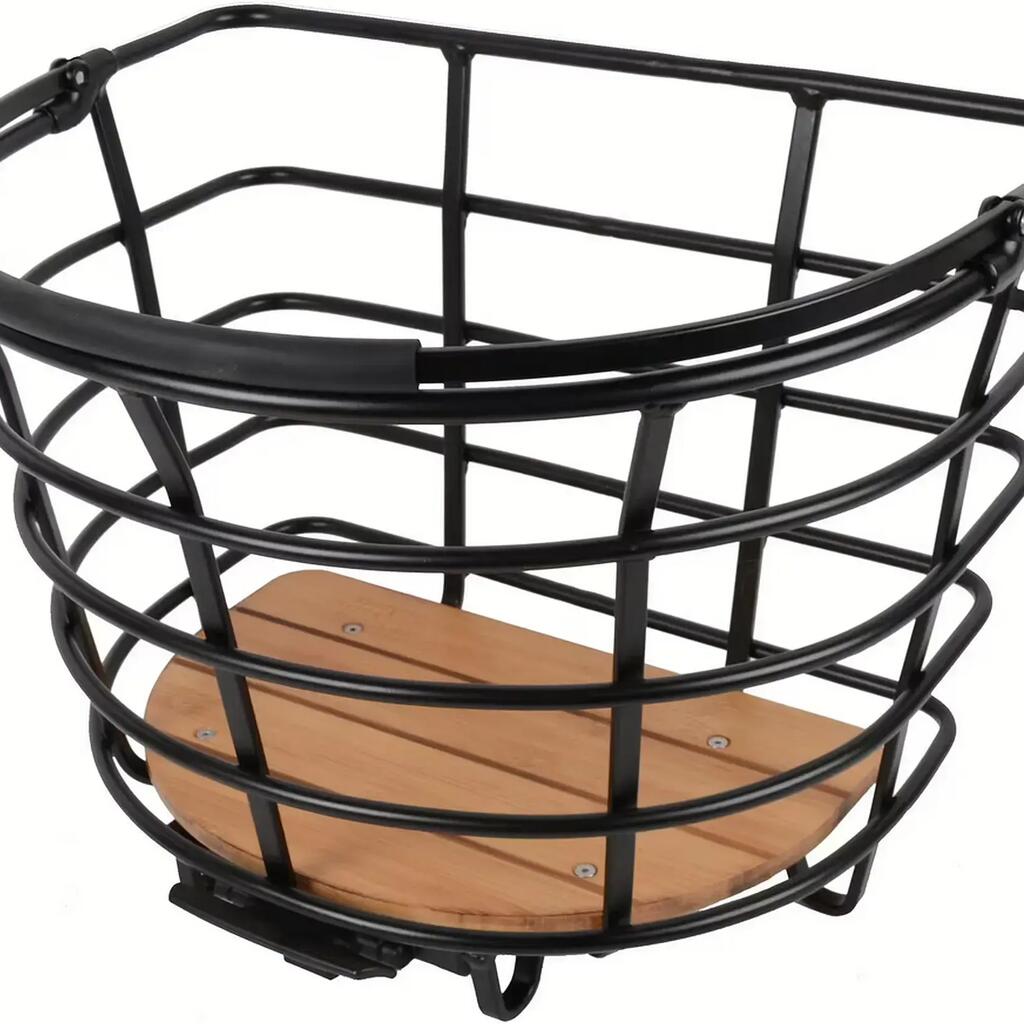 AtranVelo Cycle Basket AVS Epic Curve Bamboo Base 24.5 Litre