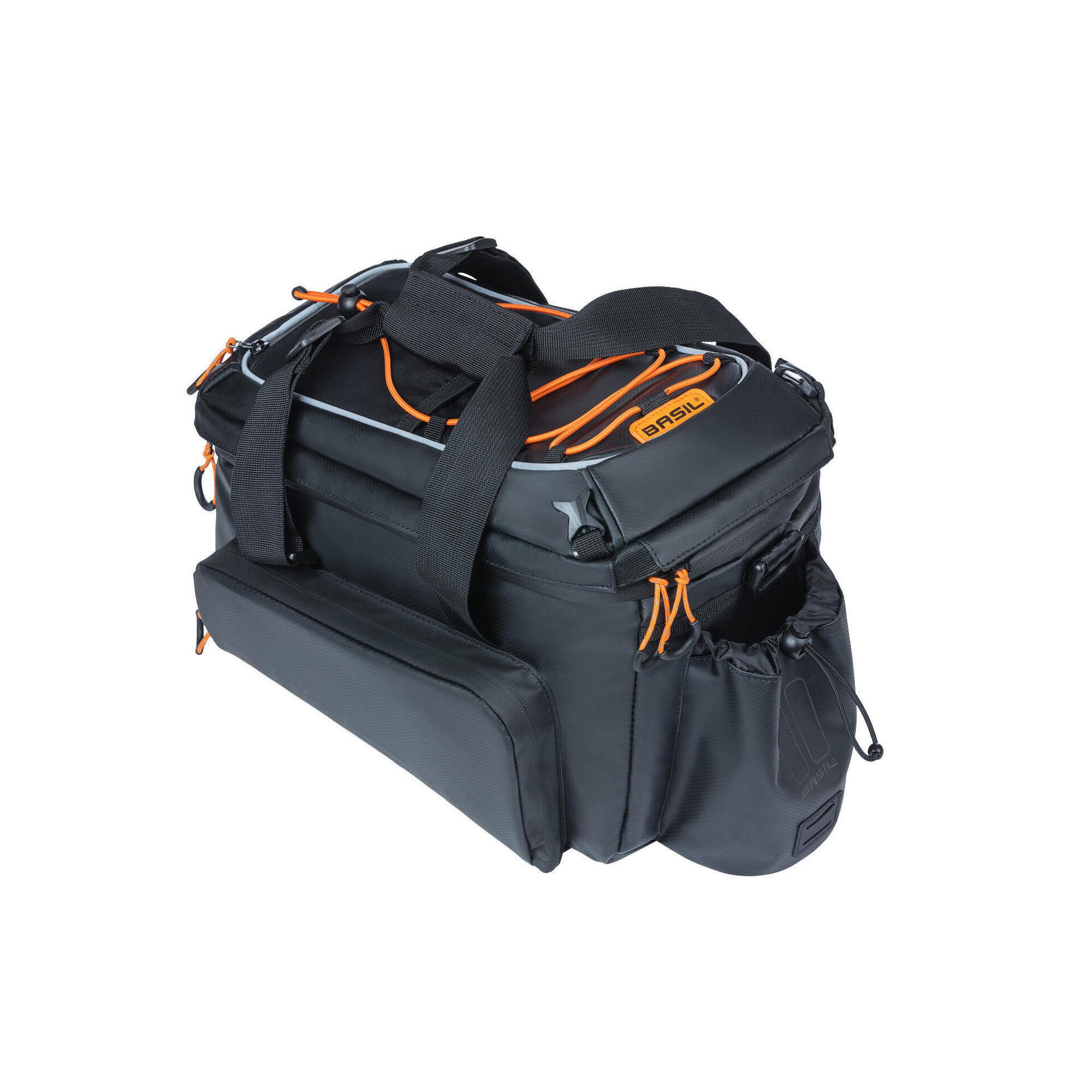 Basil - Sacoche De Porte-bagages Miles Xl Pro Mik 2.0, Noir - Sacoche Vélo - Noir|orange - Decathlon