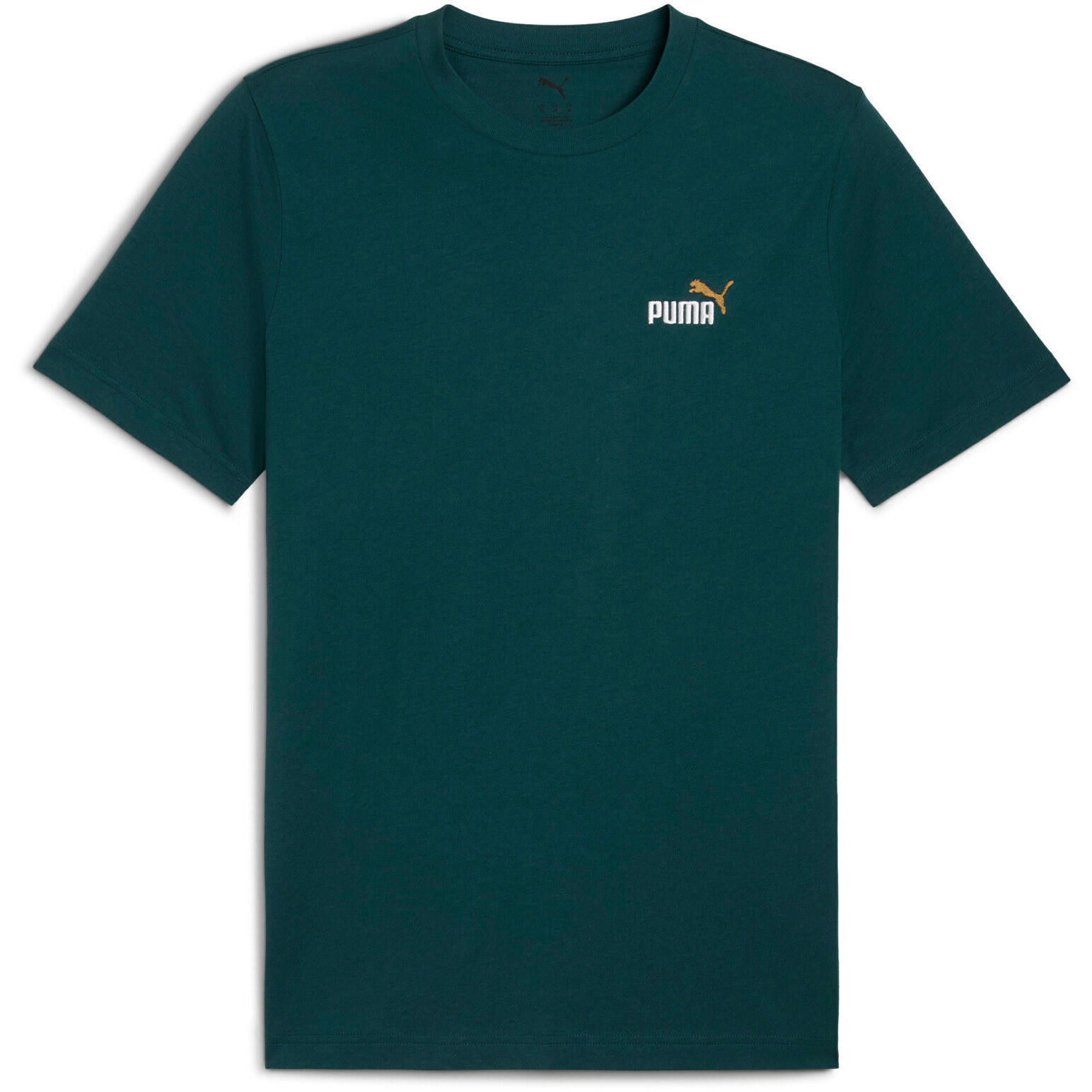 T-shirt Puma Ess 2 Color Small No. 1 Logo Tee, Green, Men 5/5